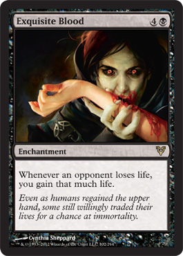 Exquisite Blood - Avacyn Restored Spoiler