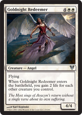 Goldnight Redeemer - Avacyn Restored Spoiler