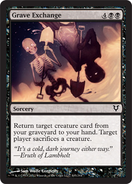 Grave Exchange - Avacyn Restored Spoiler