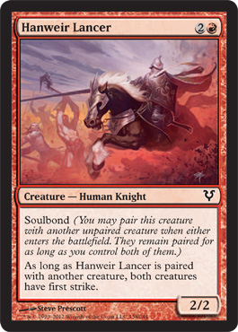 Hanweir Lancer - Avacyn Restored Spoiler