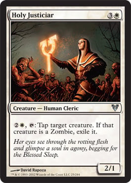 Holy Justiciar - Avacyn Restored Spoiler