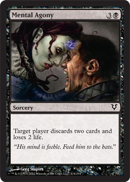 Mental Agony - Avacyn Restored Spoiler