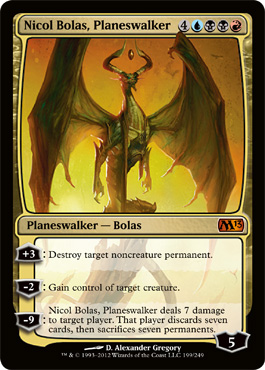 Nicol Bolas, Planeswalker - M13 Spoilers