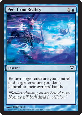 Peel from Reality - Avacyn Restored Spoiler