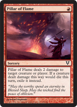 Pillar of Flame - Avacyn Restored Spoiler