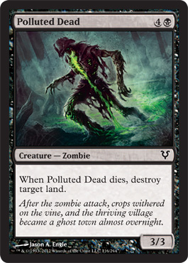 Polluted Dead - Avacyn Restored Spoiler