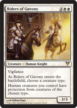 Riders of Gavony - Avacyn Restored Spoiler