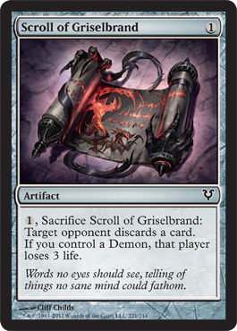 Scroll of Griselbrand - Avacyn Restored Spoiler