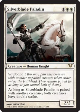 Avacyn Restored Spoiler - Silverblade Paladin