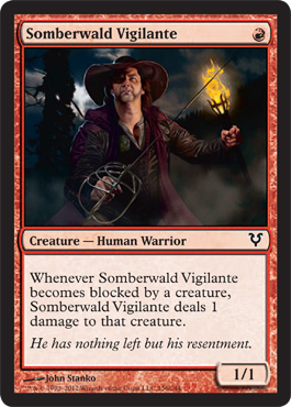 Somberwald Vigilante - Avacyn Restored Spoiler