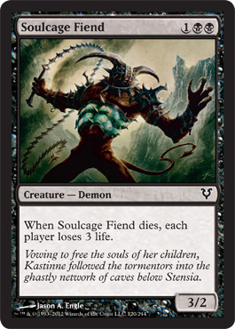 Soulcage Fiend - Avacyn Restored Spoiler