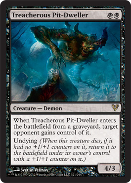 Treacherous Pit-Dweller - Avacyn Restored Spoiler