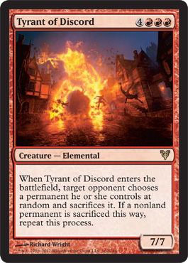 Tyrant of Discord - Avacyn Restored Spoiler