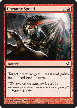 Uncanny Speed - Avacyn Restored Spoiler