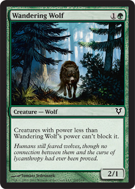 Wandering Wolf - Avacyn Restored Spoiler