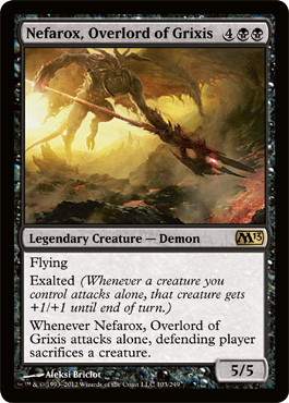 Nefarox, Overlord of Grixis - M13 Visual Spoiler