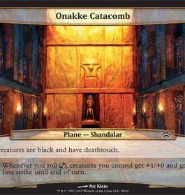 Onakke Catacomb - Planechase Spoiler