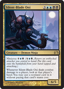 Silent-Blade Oni - Planechase Spoiler