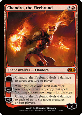 Chandra, the Firebrand - MTG M13 Spoiler