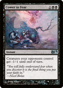 Cower in Fear - M13 Spoilers