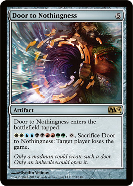 Door to Nothingness - MTG M13 Spoiler