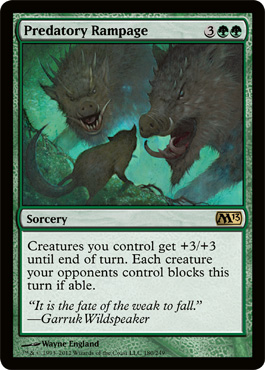 Predatory Rampage - M13 Spoiler