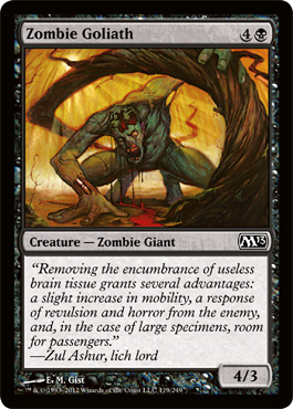 Zombie Goliath - M13 Spoilers