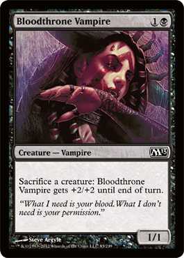 Bloodthrone Vampire - M13 Spoiler