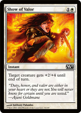 Show of Valor - M13 Spoiler