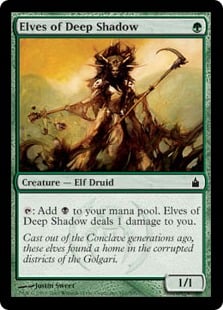 Elves of Deep Shadow - Izzet vs Golgari Spoiler