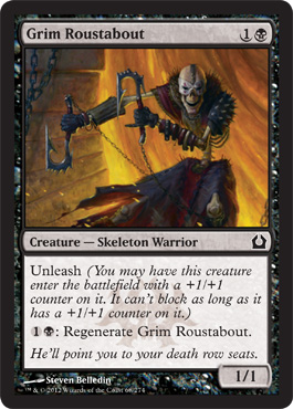 Grim Roustabout - Return to Ravnica Spoiler