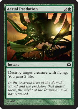 Aerial Predation - Return to Ravnica Spoiler