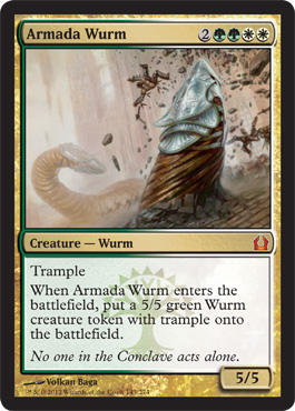 Armada Wurm - Return to Ravnica Spoiler