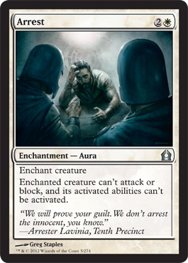 Arrest - Return to Ravnica Spoiler