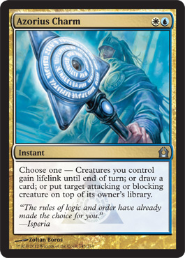 Azorius Charm - Return to Ravnica MTG Spoiler