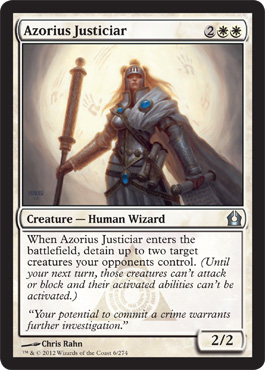 Azorius Justiciar - Return to Ravnica MTG Spoiler