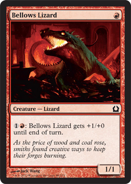 Bellows Lizard - Return to Ravnica Spoiler