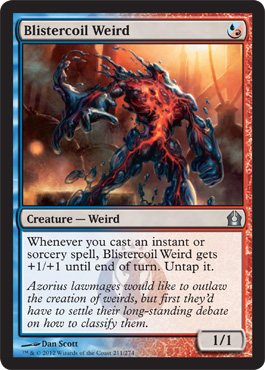 Blistercoil Weird - Return to Ravnica Spoiler