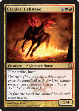 Carnival Hellsteed - Return to Ravnica MTG Spoiler