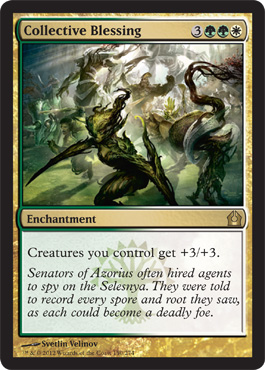 Collective Blessing - Return to Ravnica MTG Spoiler