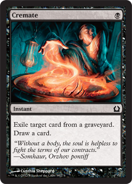 Cremate - Return to Ravnica Spoilers