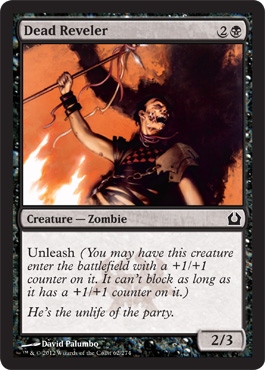 Dead Reveler - Return to Ravnica MTG Spoiler