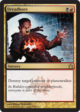 Dreadbore - Return to Ravnica MTG Spoiler