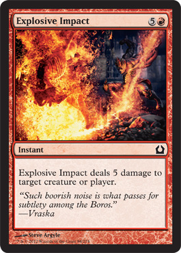 Explosive Impact - Return to Ravnica Spoiler