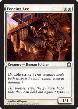 Fencing Ace - Return to Ravnica MTG Spoiler