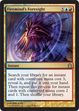 Firemind’s Foresight - Return to Ravnica Spoiler