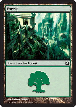 Forest 1 - Return to Ravnica Spoiler