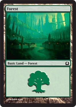 Forest 5 - Return to Ravnica Spoiler