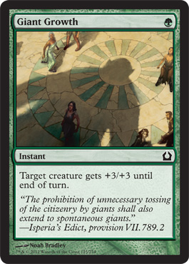 Giant Growth - Return to Ravnica Spoiler