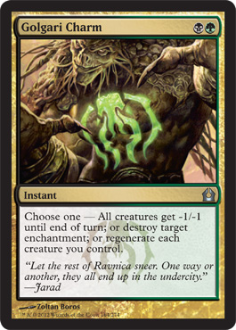 Golgari Charm - Return to Ravnica Spoiler